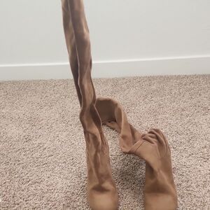 Brown Over-the-Knee Women's Boots